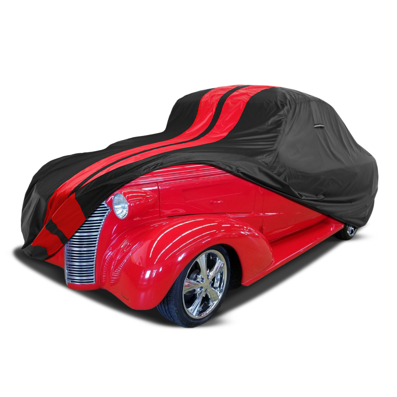Chevrolet Business Coupe Black Red Pro Series Car Cover