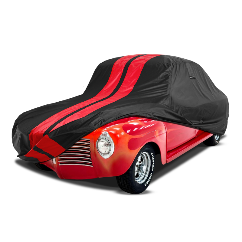 Plymouth Business Coupe 1936-1952 Black Red Pro Series Car Cover
