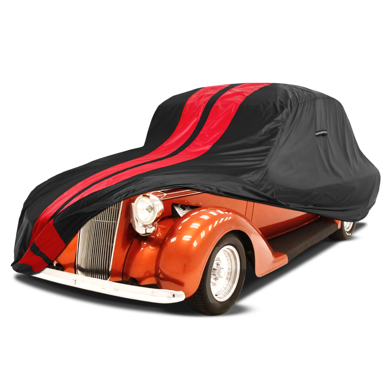Plymouth P2,P7,P8 1936-1941 Black Red Pro Series Car Cover