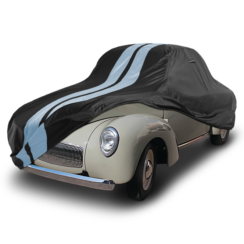 Willys Coupe 1937-1941 Black Gray Pro Series Car Cover