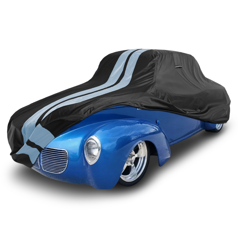 Willys Deluxe 1940-1942 Black Gray Pro Series Car Cover