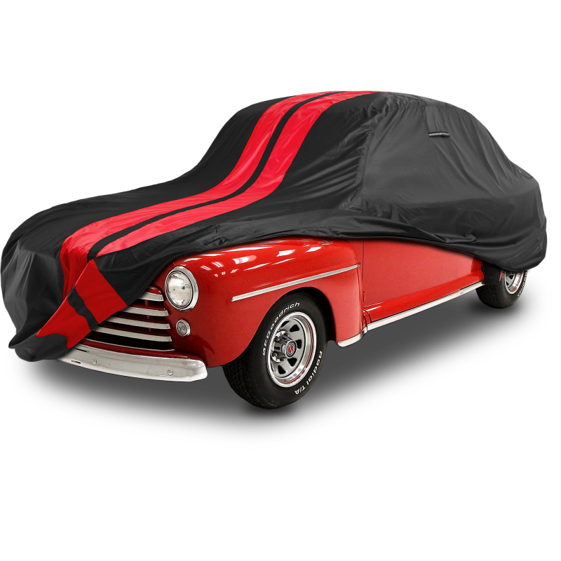 Ford 2-Door 1940-1948 Black Red Pro Series Car Cover