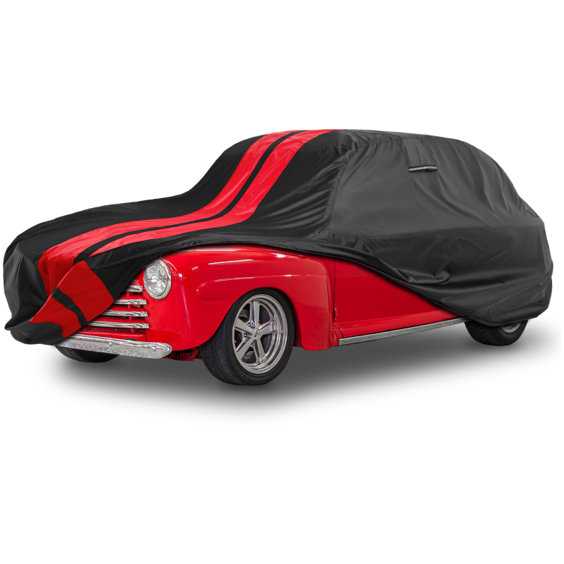 Ford 4-Door 1940-1948 Black Red Pro Series Car Cover