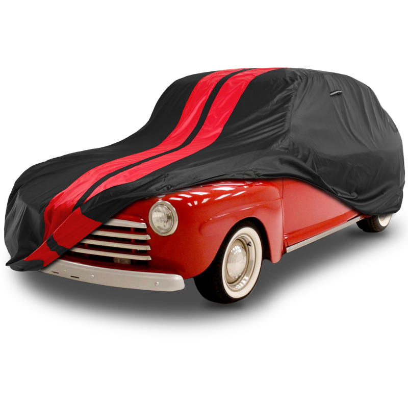 Ford Super Deluxe 1941-1948 Black Red Pro Series Car Cover
