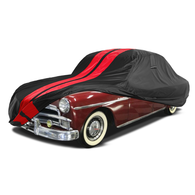 Plymouth Special Deluxe 1946-1950 Black Red Pro Series Car Cover