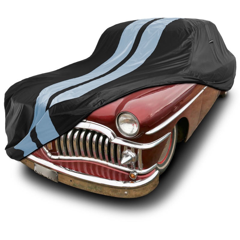 DeSoto Deluxe 1946-1952 Black Gray Pro Series Car Cover