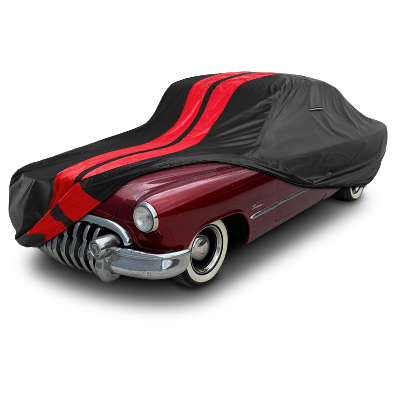 Buick Sedanette 1947-1950 Black Red Pro Series Car Cover