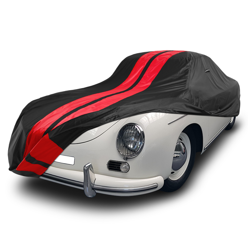 Porsche 356 Black Red Pro Series Car Cover