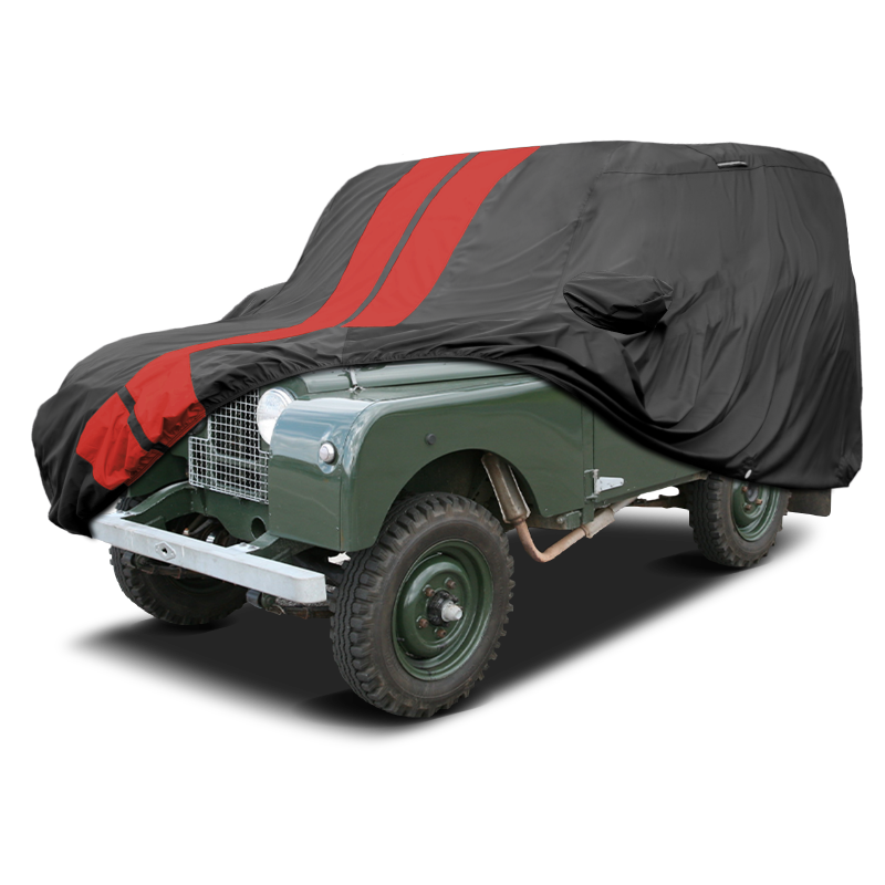 Land Rover Series I 1948-1958 Black Red Pro Series SUV Cover