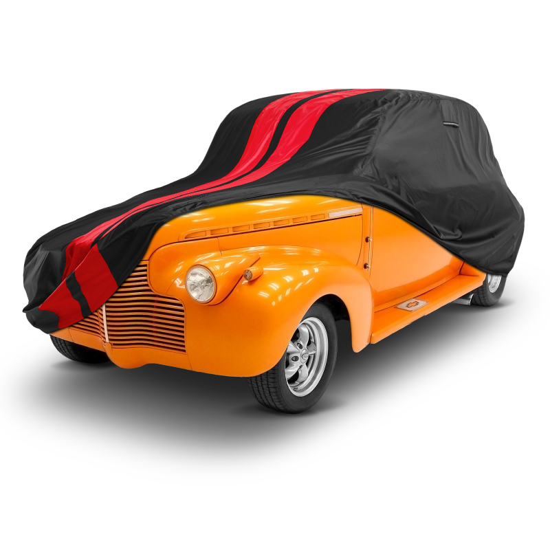 Chevrolet Deluxe 1940-1952 Black Red Pro Series Car Cover