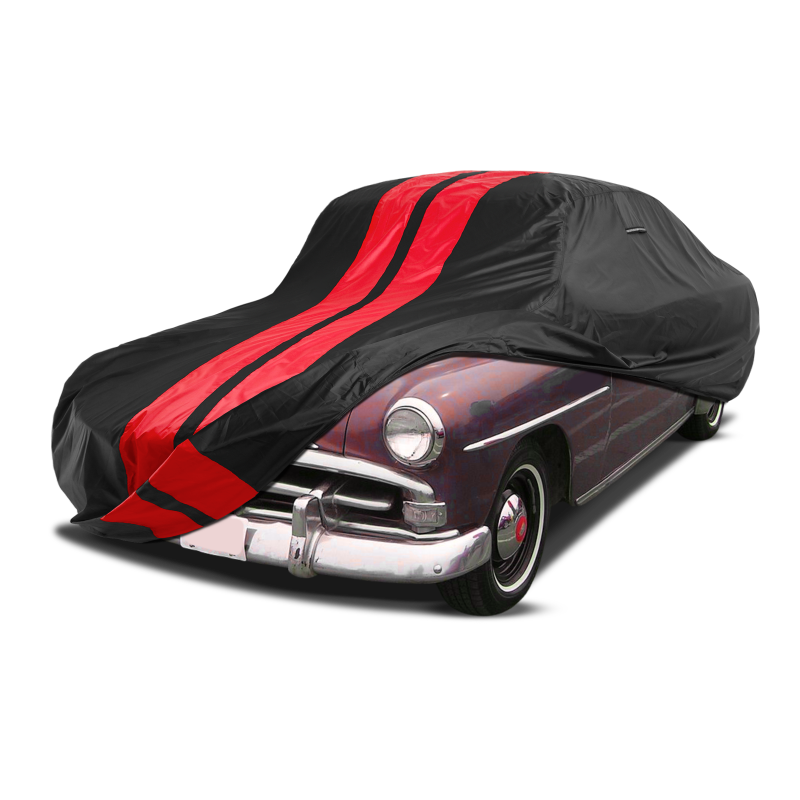 Plymouth Cambridge 1951-1953 Black Red Pro Series Car Cover