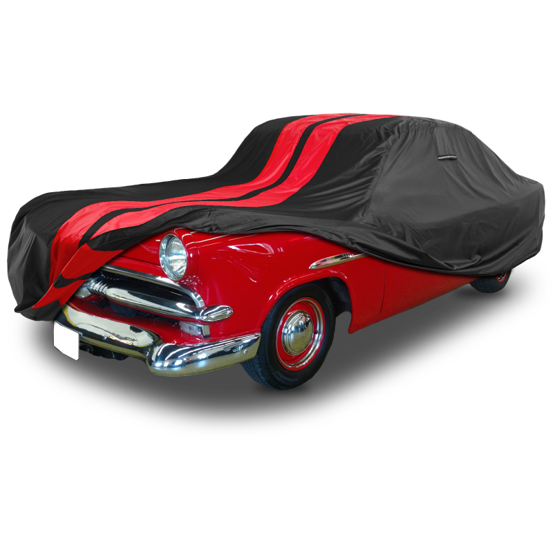 Ford Customline Black Red Pro Series Car Cover
