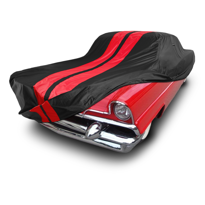 Lincoln Capri Black Red Pro Series Car Cover