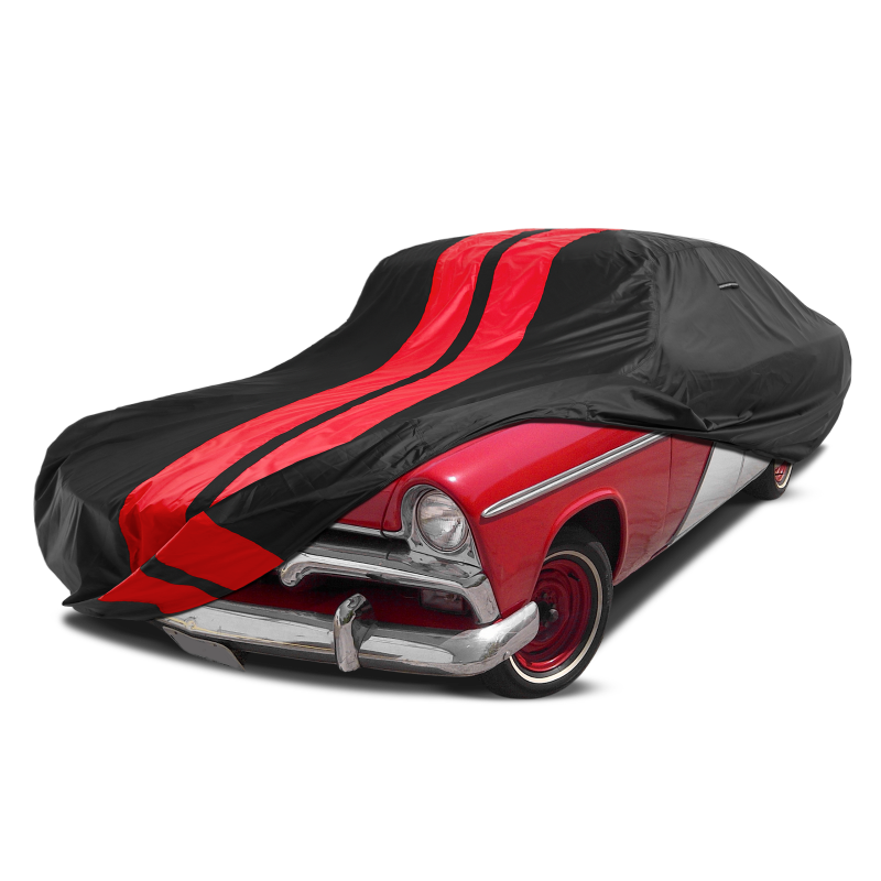 Plymouth Plaza Black Red Pro Series Car Cover