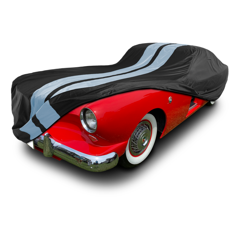 Kaiser Darrin 1954 Black Gray Pro Series Car Cover