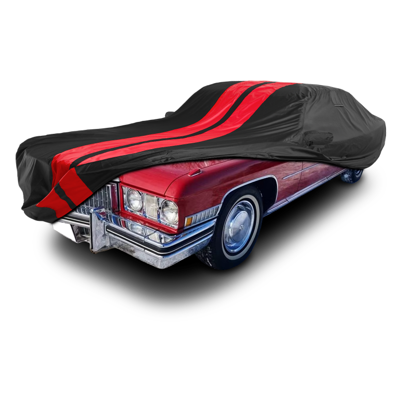 Cadillac DeVille Black Red Pro Series Car Cover