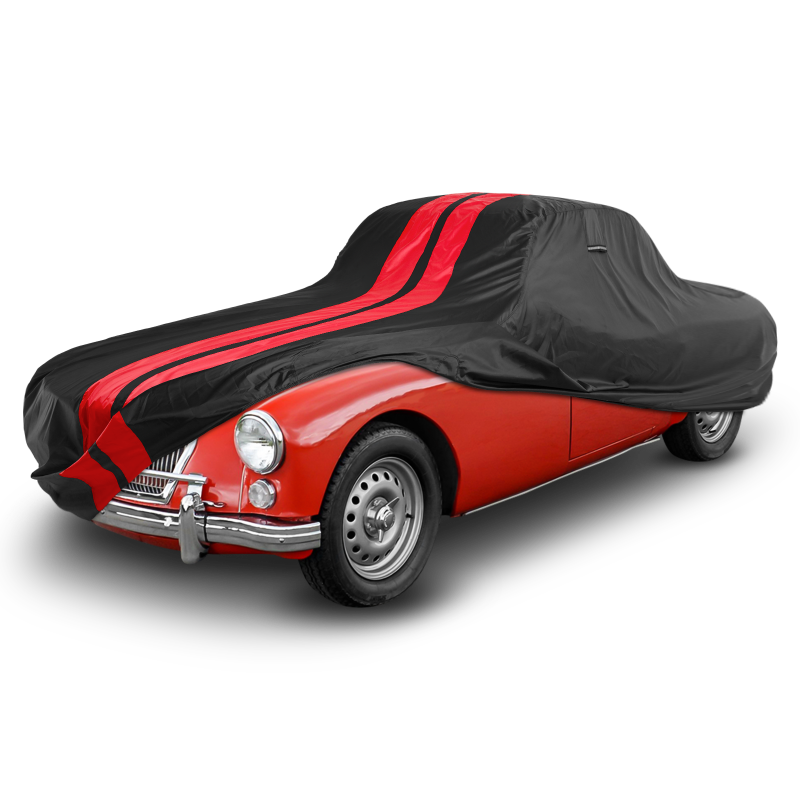 MG MGA,MGB,MGC 1955-1981 Black Red Pro Series Car Cover