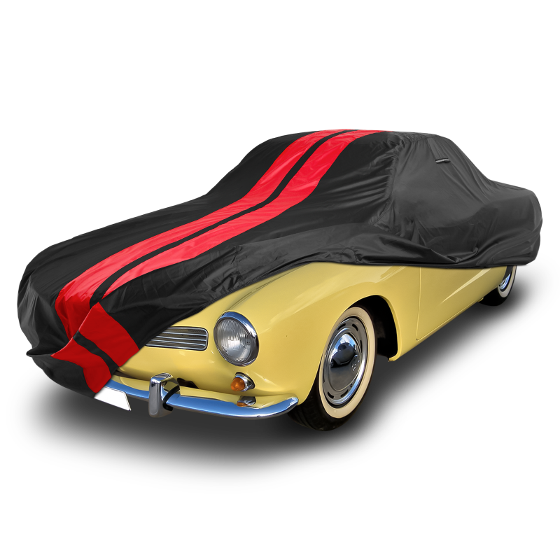 Volkswagen Karmann Ghia 1955-1974 Black Red Pro Series Car Cover