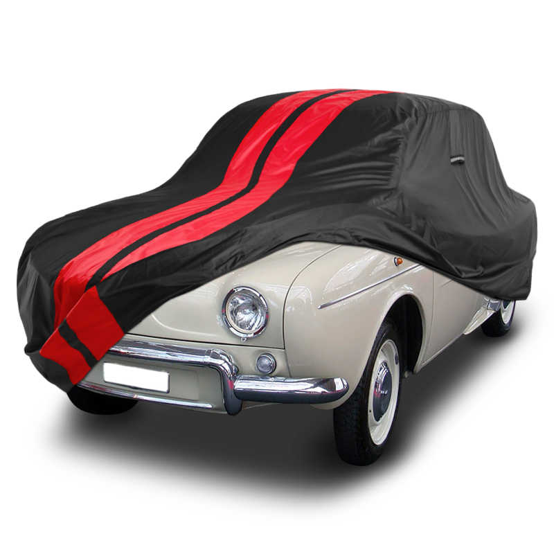 Renault Dauphine 1956-1967 Black Red Pro Series Car Cover