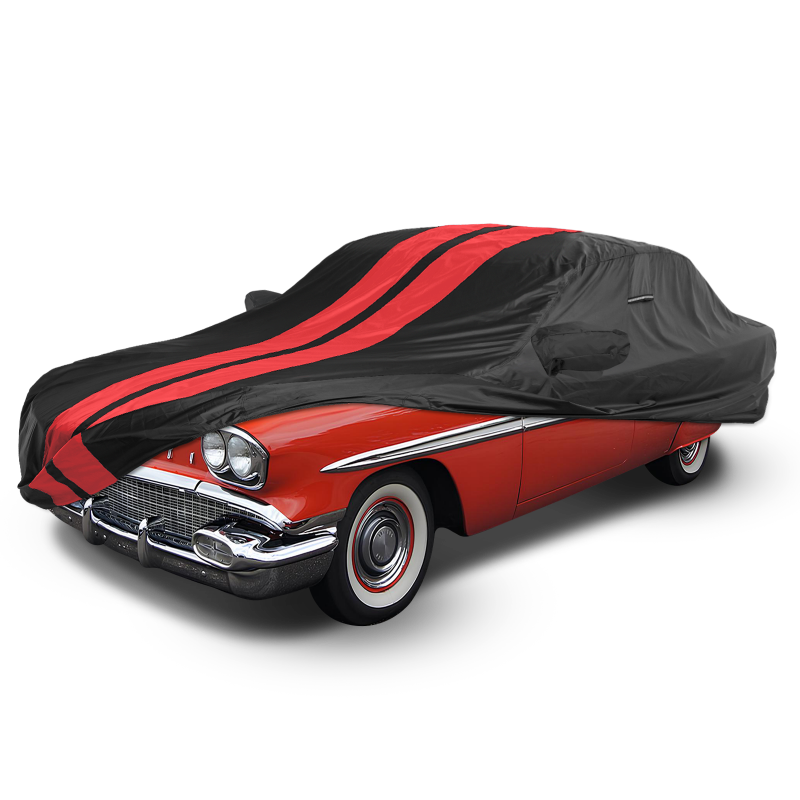 Pontiac Super Chief 1957-1958 Black Red Pro Series Car Cover