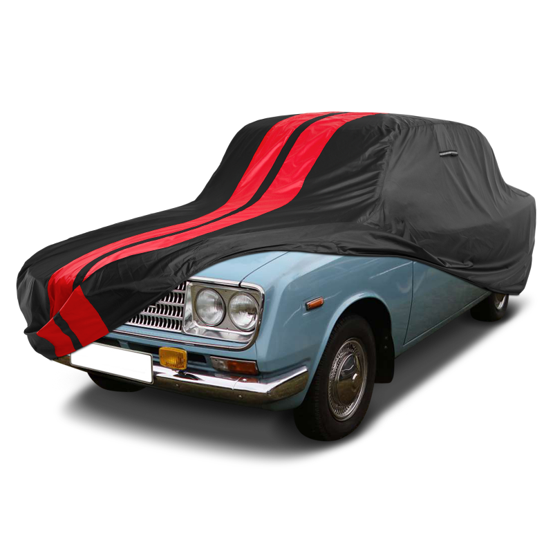 Toyota Corona Classic Black Red Pro Series Car Cover