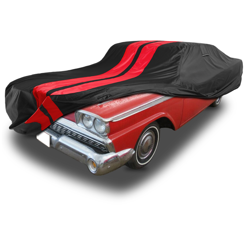 Ford Galaxie Black Red Pro Series Car Cover