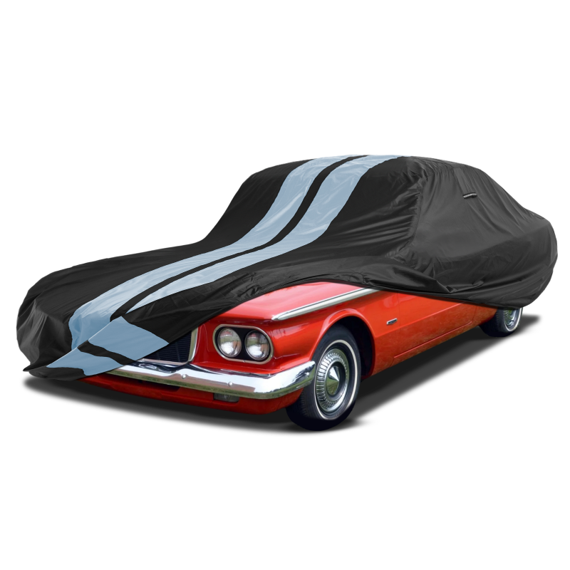 Plymouth Valiant Black Gray Pro Series Car Cover