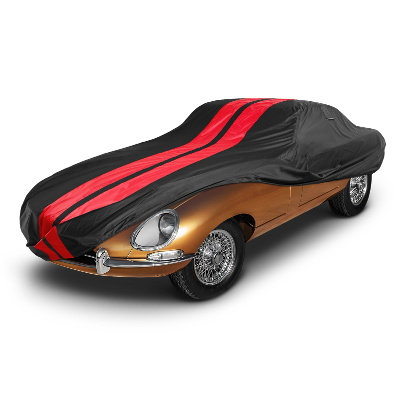 Jaguar XKE 1961-1974 Black Red Pro Series Car Cover