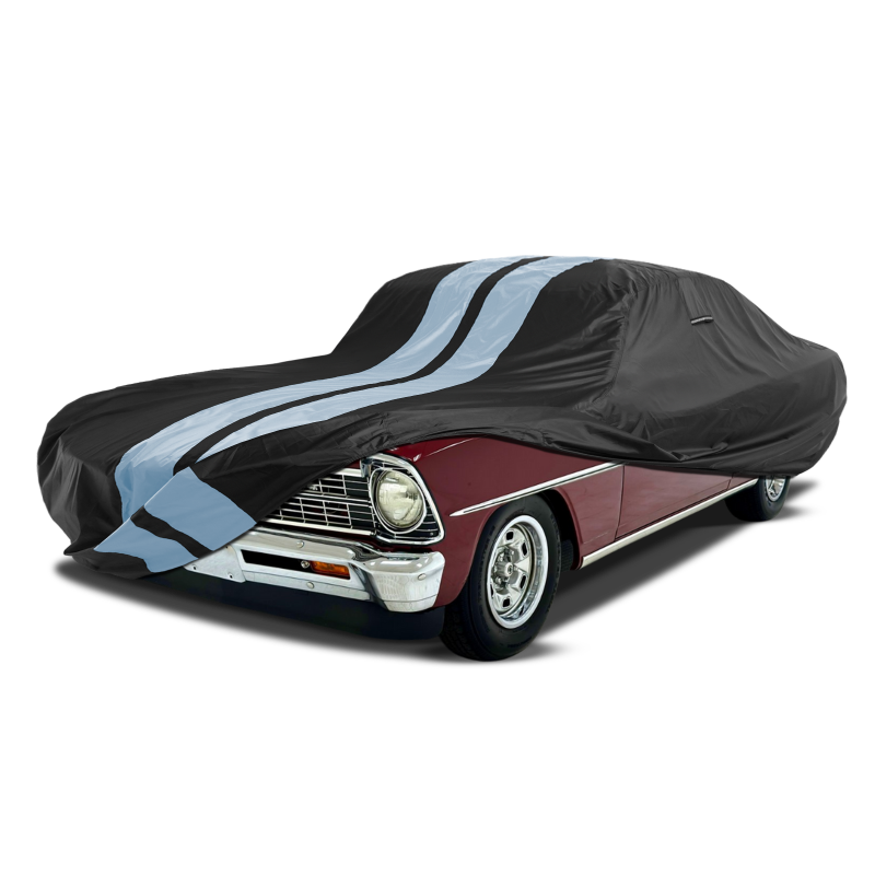 Chevrolet Chevy II 1962-1968 Black Gray Pro Series Car Cover