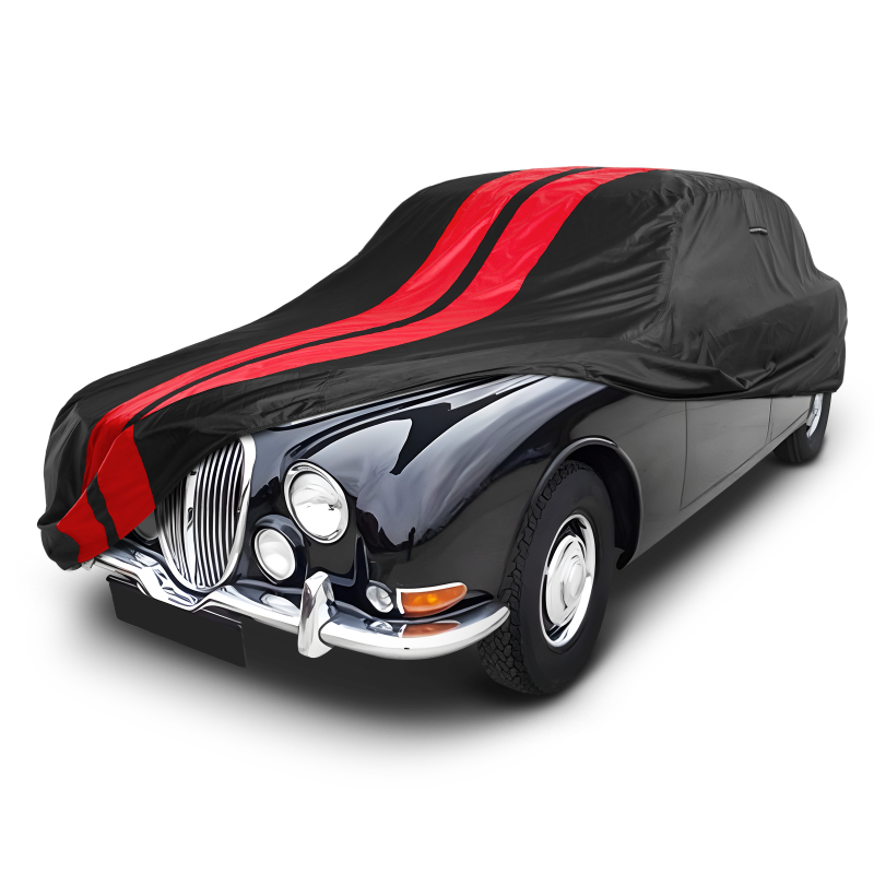 Jaguar S-Type Black Red Pro Series Car Cover