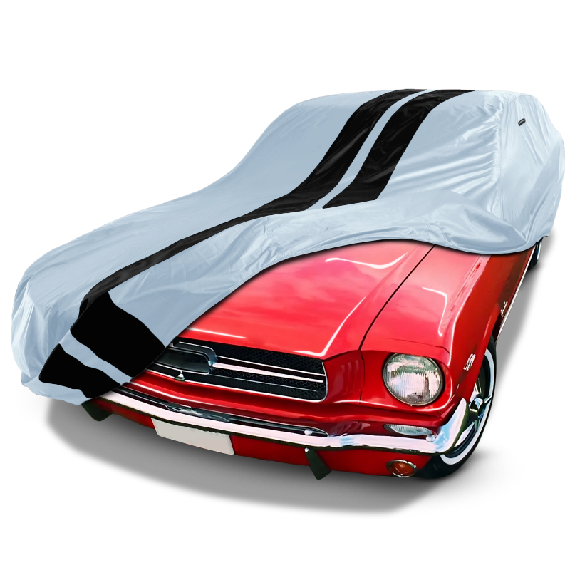 Ford Mustang Gray Black Pro Series Car Cover