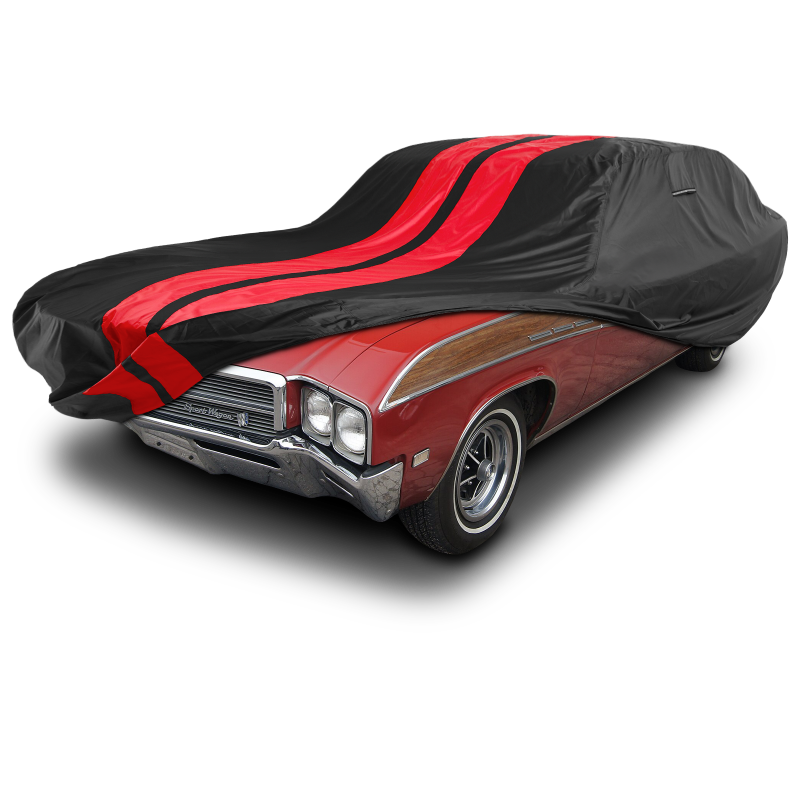 Buick Sport Wagon 1964-1972 Black Red Pro Series Car Cover