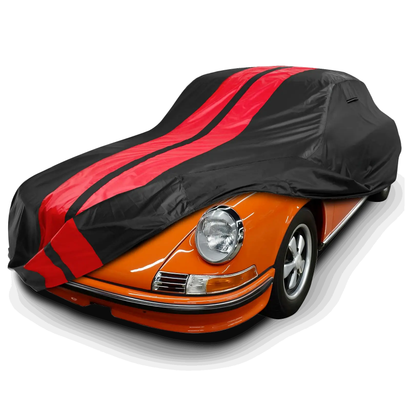 Porsche 911 Black Red Pro Series Car Cover