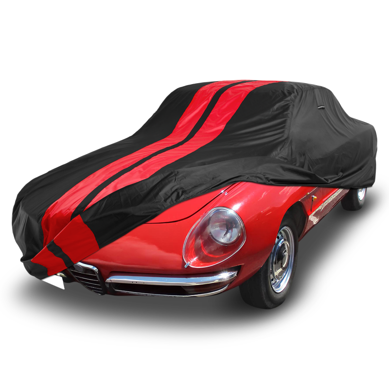 Alfa Romeo Spider Black Red Pro Series Car Cover