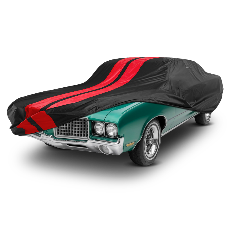 Oldsmobile Cutlass Supreme Black Red Pro Series Car Cover