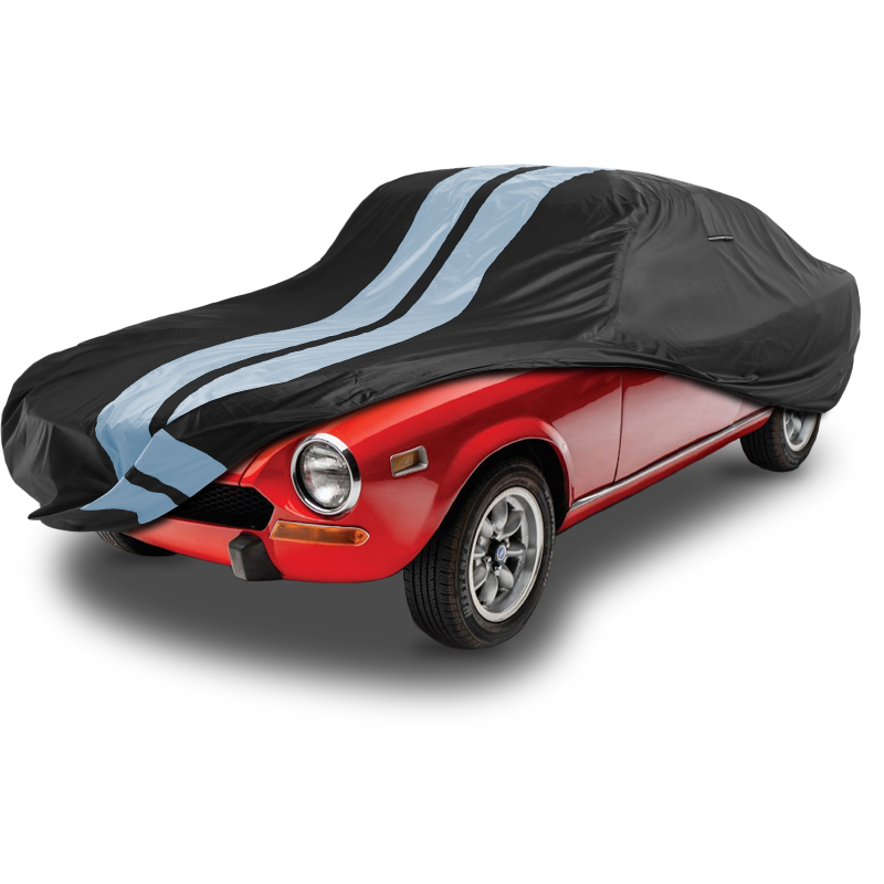 Fiat 124 1966-2020 Black Gray Pro Series Car Cover