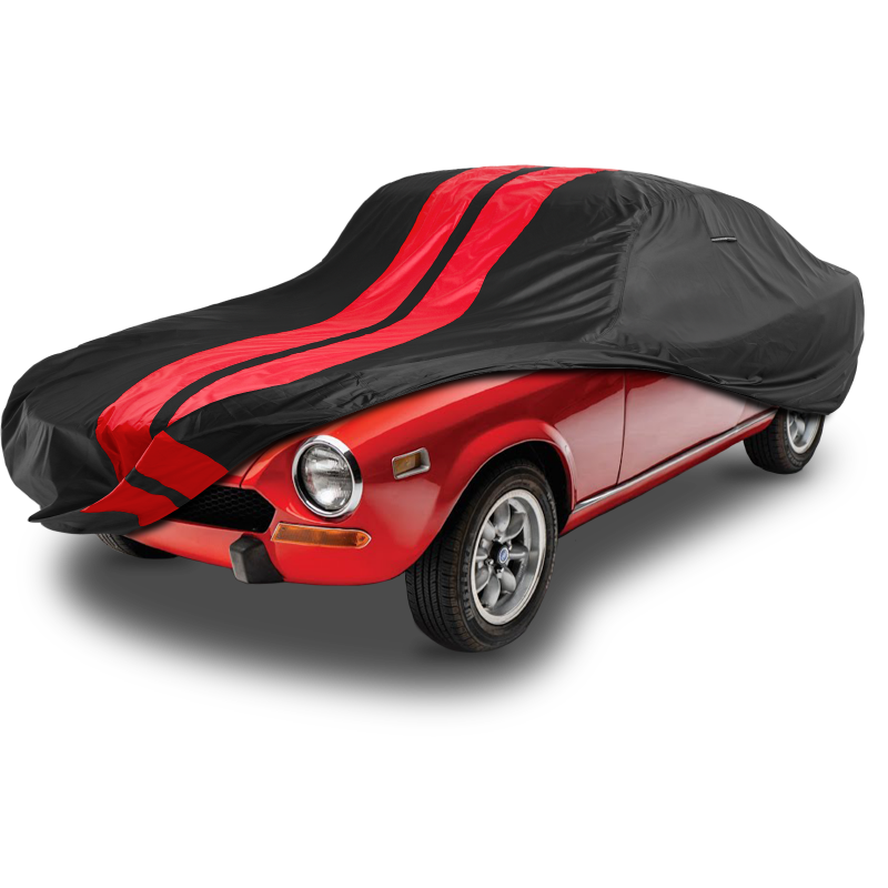 Fiat 124 1966-2020 Black Red Pro Series Car Cover