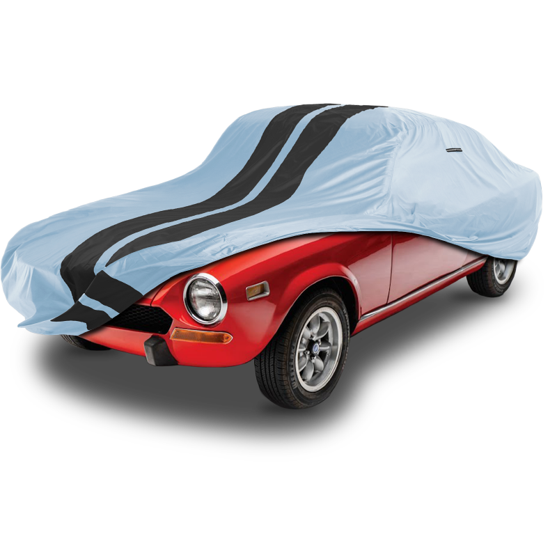 Fiat 124 1966-2020 Gray Black Pro Series Car Cover