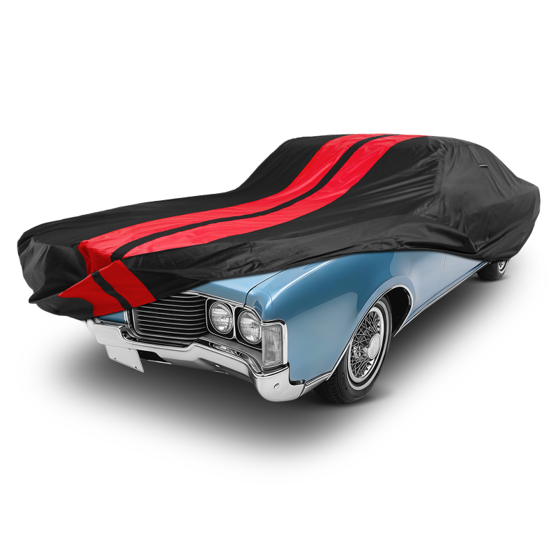 Oldsmobile Delmont 88 1967-1968 Black Red Pro Series Car Cover
