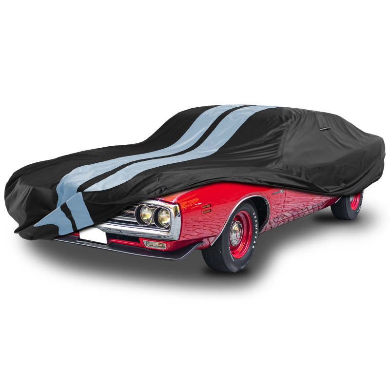 Dodge Super Bee 1968-1971 Black Gray Pro Series Car Cover