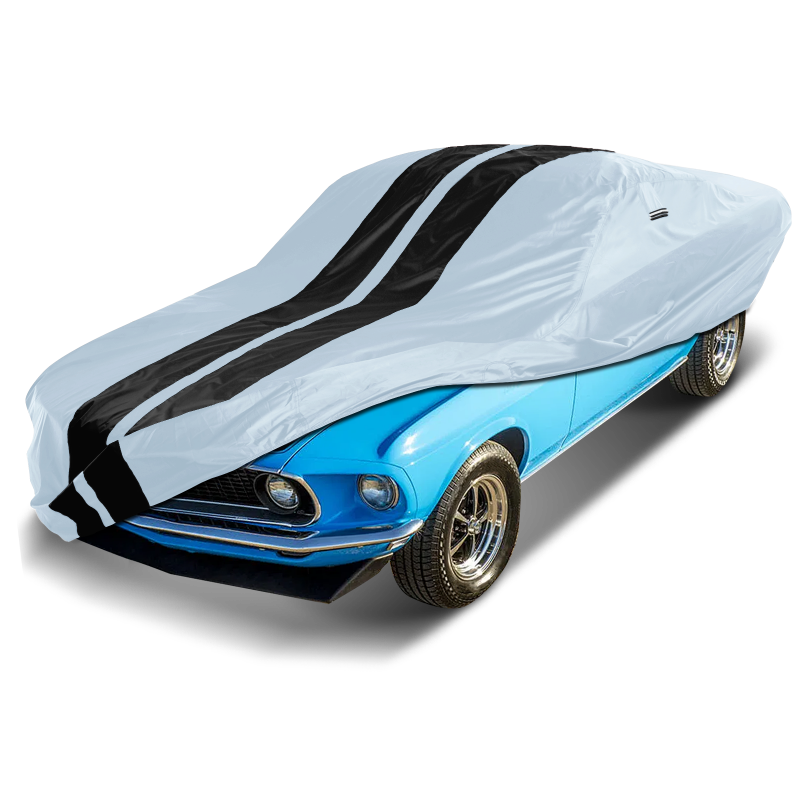 Ford Mustang Gray Black Pro Series Car Cover