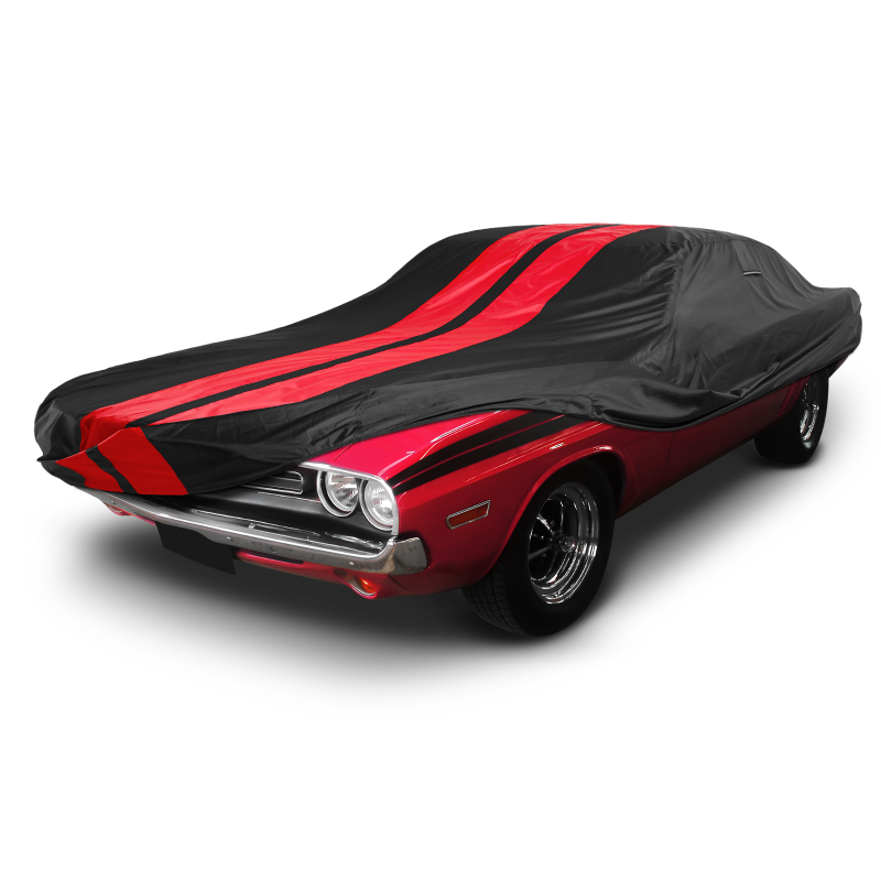 Dodge Challenger Black Red Pro Series Car Cover
