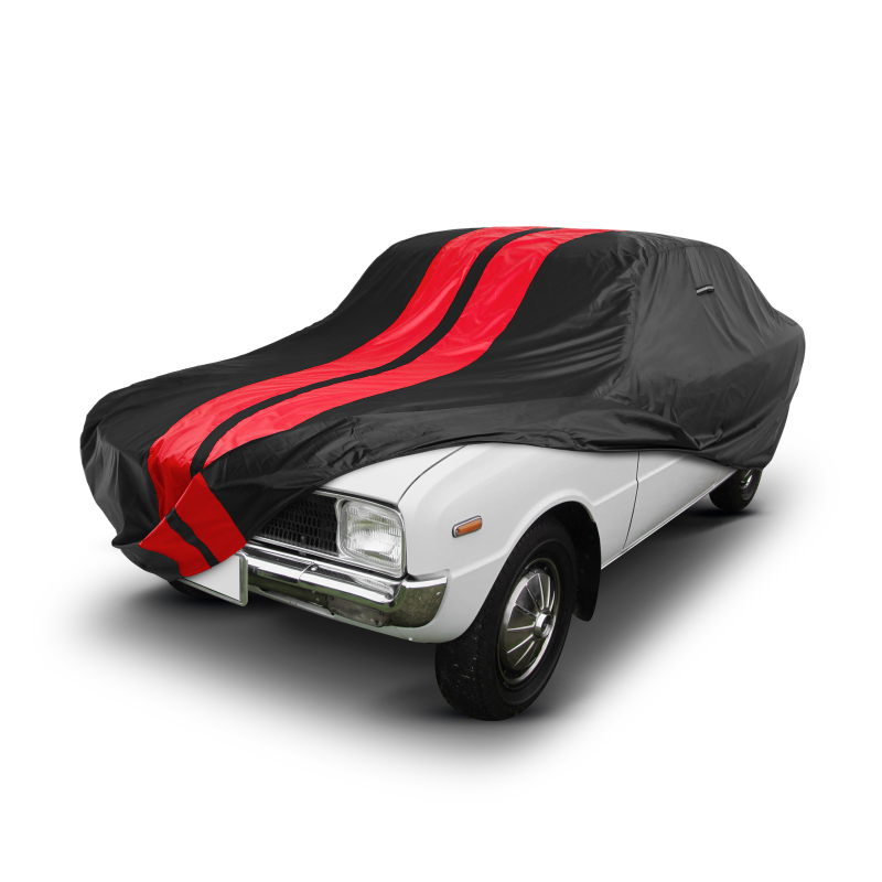 Mazda R 100 1968-1973 Black Red Pro Series Car Cover