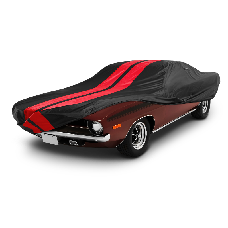 Plymouth Barracuda Black Red Pro Series Car Cover
