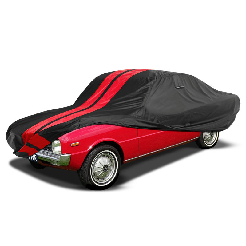 Mazda 1200,1800 1970-1971 Black Red Pro Series Car Cover
