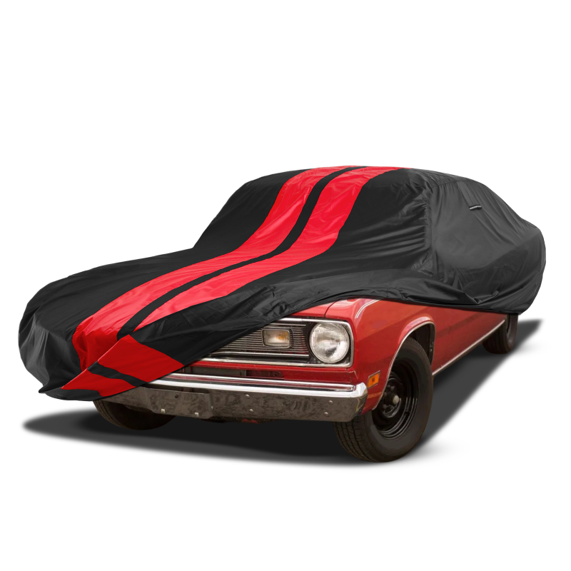 Plymouth Scamp Black Red Pro Series Car Cover