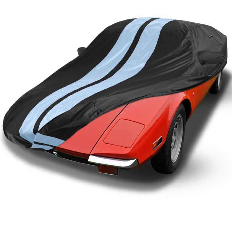 DeTomaso Pantera Black Gray Pro Series Car Cover