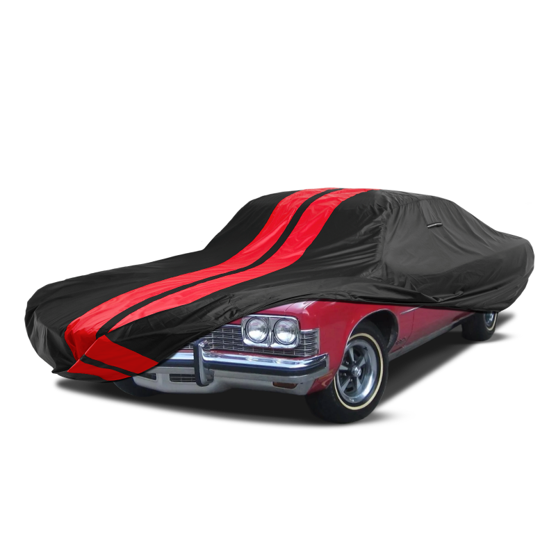 Pontiac GrandVille 1971-1975 Black Red Pro Series Car Cover