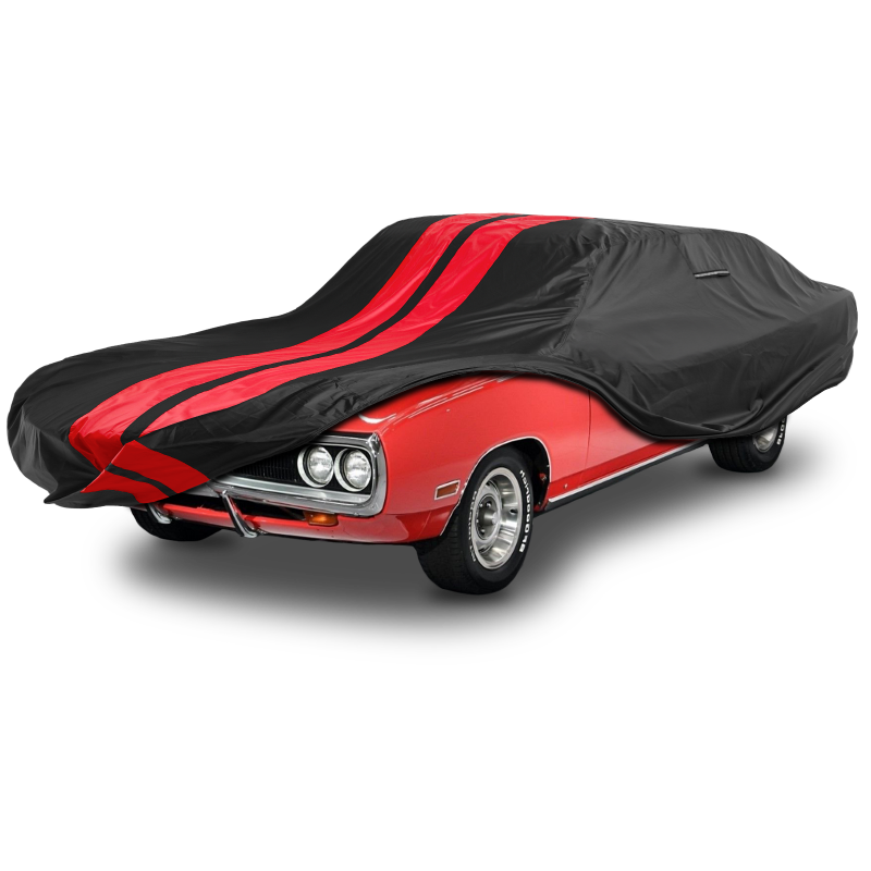 Dodge Coronet Black Red Pro Series Car Cover