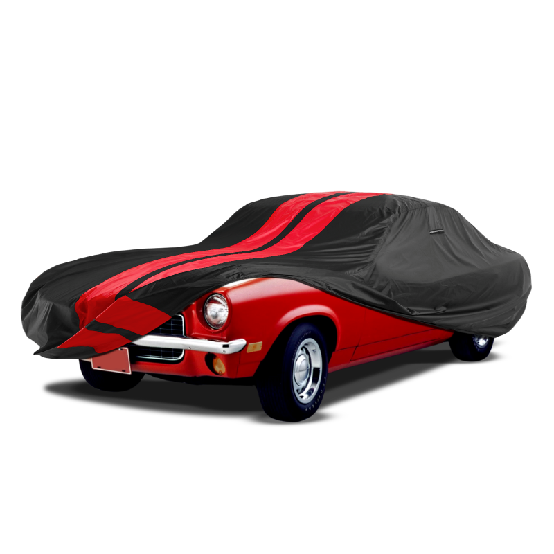 Chevrolet Vega 1971-1977 Black Red Pro Series Car Cover